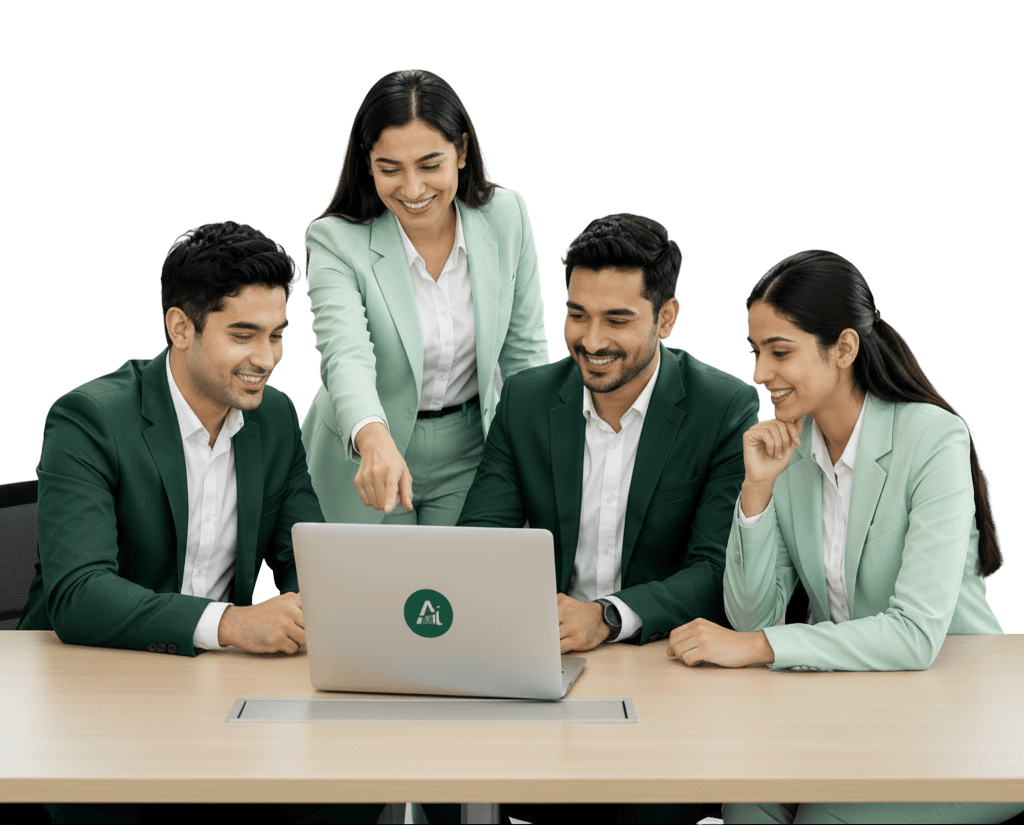 Team collaborating with Arthalytics